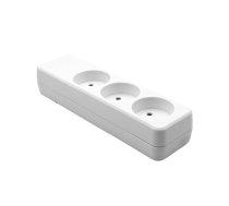 ProXtend Danish Power Strip 3-way White  (W128366514)