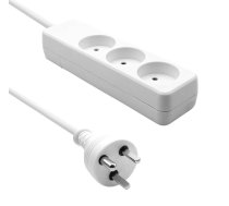 ProXtend Danish Power Strip 3-way 10M  White  (W128366548)