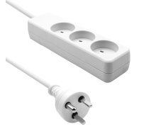 ProXtend Danish IT Power Strip 3-way  10M White  (W128366519)