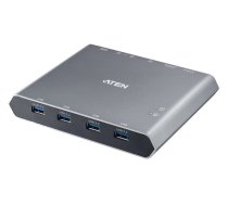 Aten 2-Port USB-C 4K DisplayPort KVM Dock Switch (US3311-AT-G)
