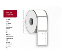 Capture Label 47x25, Core 40,  Diameter 105 mm. Thermal  (CA-LB3065)