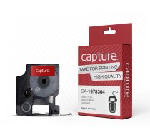 Capture 12mm x 5.5m Black on White  Label-tape  (W127154616)