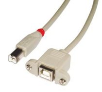 Lindy USB 2.0 cable Type B/B  extension, light-grey, 0.5m  (W128456634)