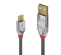 Lindy 0.5m  USB 2.0 Type A to  Micro-B Cable, Cromo Line  (W128456778)