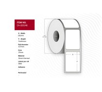 Capture Label 102 x continuous, Core  25mm, Direct thermal, Maximum  (W128778352)