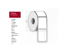 Capture Label 148 x 210mm, Core 76mm,  Direct Thermal, Uncoated,  (W128432982)