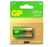 GP Batteries GP ULTRA ALKALINE D/LR20  Battery. 2-Pack  (W128778063)