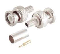 MicroConnect BNC crimp plug for RG59 cable with gold pin (BNC59M)