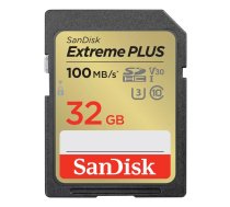 Sandisk EXTREME PLUS 32GB SDHC MEMORY CARD 2-PACK 100MB/S 60MB/S (SDSDXWT-032G-GNCI2)