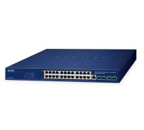 Planet 24-Port 10/100/1000T 802.3bt PoE + 4-Port 10G SFP+ Managed (GS-4210-24UP4X)
