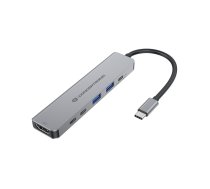 Conceptronic 6-1 Dock USB-C to HDMI/2xUSB-A/2xUSB-C/+ 25cm long (DONN33G)