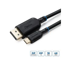 MicroConnect USB-C Displayport cable 3m (MC-USBCDP3)