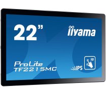Iiyama 54.6cm (21.5") TF2215MC-B2 16:9 M-Touch HDMI+DP (TF2215MC-B2)