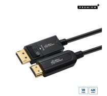 MicroConnect Premium Optic DP - HDMI Cable 10m cable, DP 1.4 - HDMI 2.0 (DP-HDMI-1000V1.4OP)