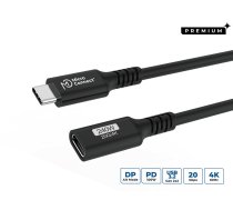 MicroConnect Premium USB-C cable Extender 0.5m 20Gbps, 240W, USB 3.2 (USB3.2CC05EX)