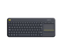 Logitech K400 Plus Keyboard, UK Wireless Touch, Black (920-007143)