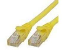 MicroConnect U/UTP CAT6 5M Yellow Snagless Unshielded Network Cable,  (UTP605YBOOTED)