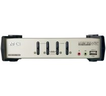 Aten 4 port USB KVM (Five In One) 4-Port USB - PS/2 VGA KVM  (CS1734B-AT-G)