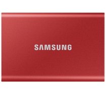 Ārējais Cietais Disks SSD Samsung T7, 1TB, Sarkans (MU-PC1T0R/WW)