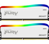 Operatīvā Atmiņa Kingston Fury Beast RGB KF432C16BWAK2/16 DDR4 16GB 3200MHz CL16 Melna