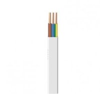 Plakanais instalācijas kabelis Nkt Cables YDYp 2x1mm², balts, 100m (13028001)