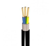 Cietais instalācijas kabelis ārtelpām Nkt Cables CYKY 4x6mm², melns 0.45/0.75kV, 100m (11110014)