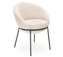 Virtuves Krēsls Halmar K482 59x61x78cm, Melns/Bēšs (V-CH-K/482-KR-BEŻOWY)