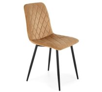 Virtuves Krēsls Halmar K525 46x40x89cm, Melns/Bēšs (V-CH-K/525-KR-BEŻOWY)
