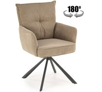 Virtuves Krēsls Halmar K528 50x50x90cm, Melns/Brūns (V-CH-K/528-KR-CAPPUCCINO)