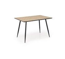 Virtuves galds Halmar Berto, 80x120x77cm, Ozola/Melna (V-CH-BERTO-ST)