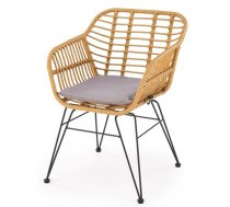 Virtuves Krēsls Halmar K541 52x52x77cm, Melns/Brūns (V-CH-K/541-KR)