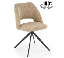 Virtuves Krēsls Halmar K546 48x52x79cm, Melns/Bēšs (V-CH-K/546-KR-BEŻOWY)