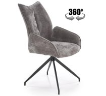Virtuves Krēsls Halmar K553 50x60x96cm, Melns/Pelēks (V-CH-K/553-KR-POPIELATY)