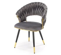 Virtuves Krēsls Halmar K551 50x62x85cm, Melns/Pelēks (V-CH-K/551-KR-POPIELATY)