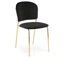 Virtuves Krēsls Halmar K499 50x43x85cm, Zelta/Melns (PROMO-K/499-CZARNY)
