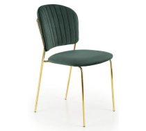Virtuves Krēsls Halmar K499 50x43x85cm, Zelta/Zaļš (V-CH-K/499-KR-C.ZIELONY)