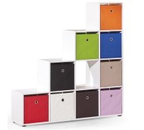 Plaukts Halmar Caboto, 139x33x144cm, Balts (V-PL-CABOTO-REGAŁ)