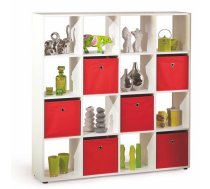 Plaukts Halmar Caboto, 139x33x144cm, Balts (V-PL-CABOTO_16-REGAŁ)
