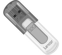 USB Zibatmiņa Lexar JumpDrive V100 3.0, 32GB, Balta/Pelēka (LJDV100-32GABGY)