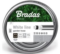 Dārza Šļūtene Bradas White Line 12.7mm (1/2") Pelēka 20m (280161)