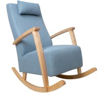 Šūpuļkrēsls Home4you Venla, 102x65.5x104cm, Gaiši Zils (15612)
