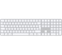 Klaviatūra Apple Magic Keyboard With Touch ID and Numeric Keypad EN Balta (MK2C3Z/A)