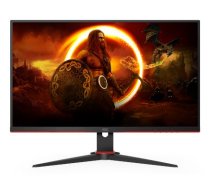 Monitors Aoc 24G2SAE/BK FHD, 24, 1920x1080px, 16:9, melns,sarkans