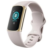 Viedpulkstenis Fitbit Charge 5 Lunar White/Soft Gold (Fb421Glwt)
