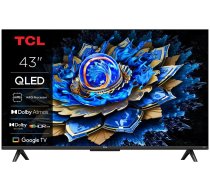 Televizors TCL 43T69C 43"(109cm) QLED 4K UHD (3840x2160) Melns