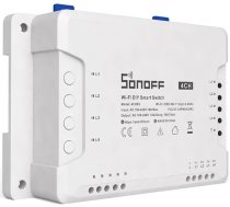 Wi-Fi 4 kopu viedslēdzis Sonoff 4CHR3 White (M0802010003)
