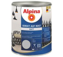 Krāsa Rūsas Dzelzs Un Tērauda Virsmām Alpina Direkt Auf Rost Matt, Melna Matēta 2.5l (RAL 9005)