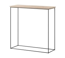 Bāra Galds Adrk Milan, 30x80x80cm, Artisan Ozols/Melns (CT-MIL-B-A)