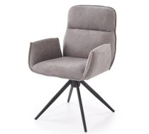 Virtuves Krēsls Halmar K574 49x60x88cm, Melns/Pelēks (V-CH-K/574-KR-POPIEL)