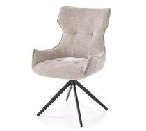 Virtuves Krēsls Halmar K573 45x55x88cm, Melns/Pelēks (V-CH-K/573-KR-POPIEL)